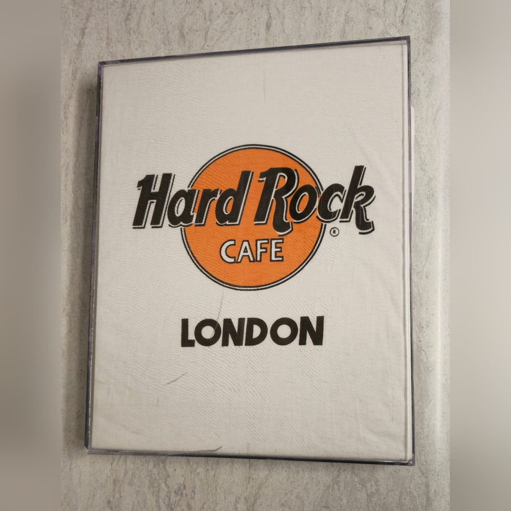 Hard Rock Cafe London Tee in White and Orange